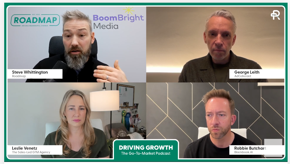 Steve Whittington, George Leith, Leslie Venetz, and Robbie Butchart on the Driving Growth podcast roundtable
